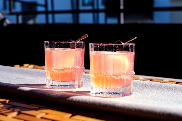 Rhubarb Gimlet